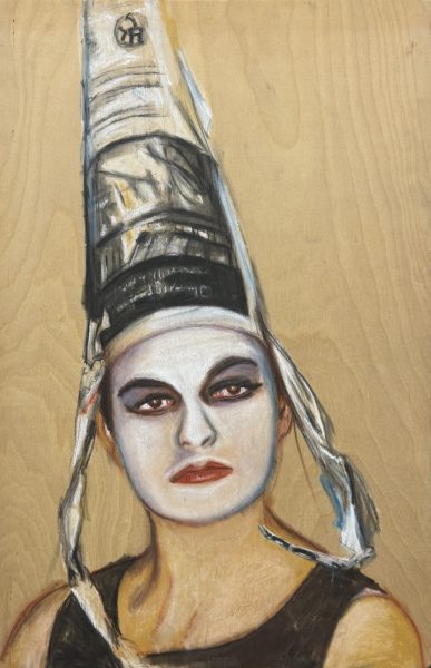 Woman on Hat Plywood